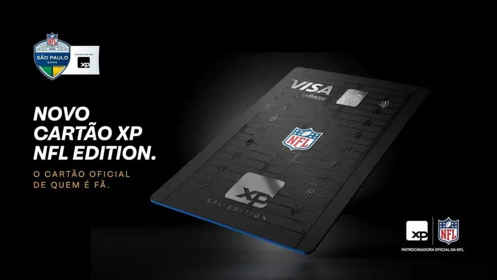 XP apresenta Cartão XP Visa NFL Edition com design exclusivo XP apresenta Cartão XP Visa NFL Edition com design exclusivo